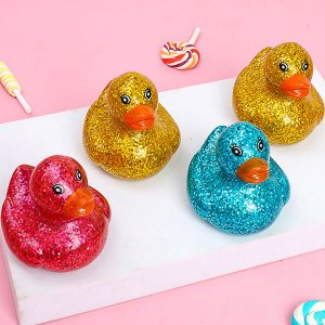 Glitter Rubber Duck Toy Floating Duck Toy Bath Duck Eco-friendly Toy Duck Stream Water Children\'s Toy Bath Toys for Children