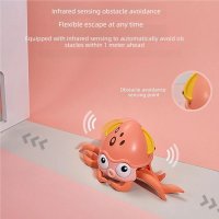 Hot Selling Induction Electric Crawling Animal Toy Pet Children Toy Animal Walking With Moving Avoid Obstacles Sensing