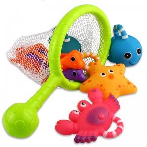 Bath Game Play Set Toys Floating Fishing Game Toy in Bathtub Bathroom Pool Bath Time for Kids